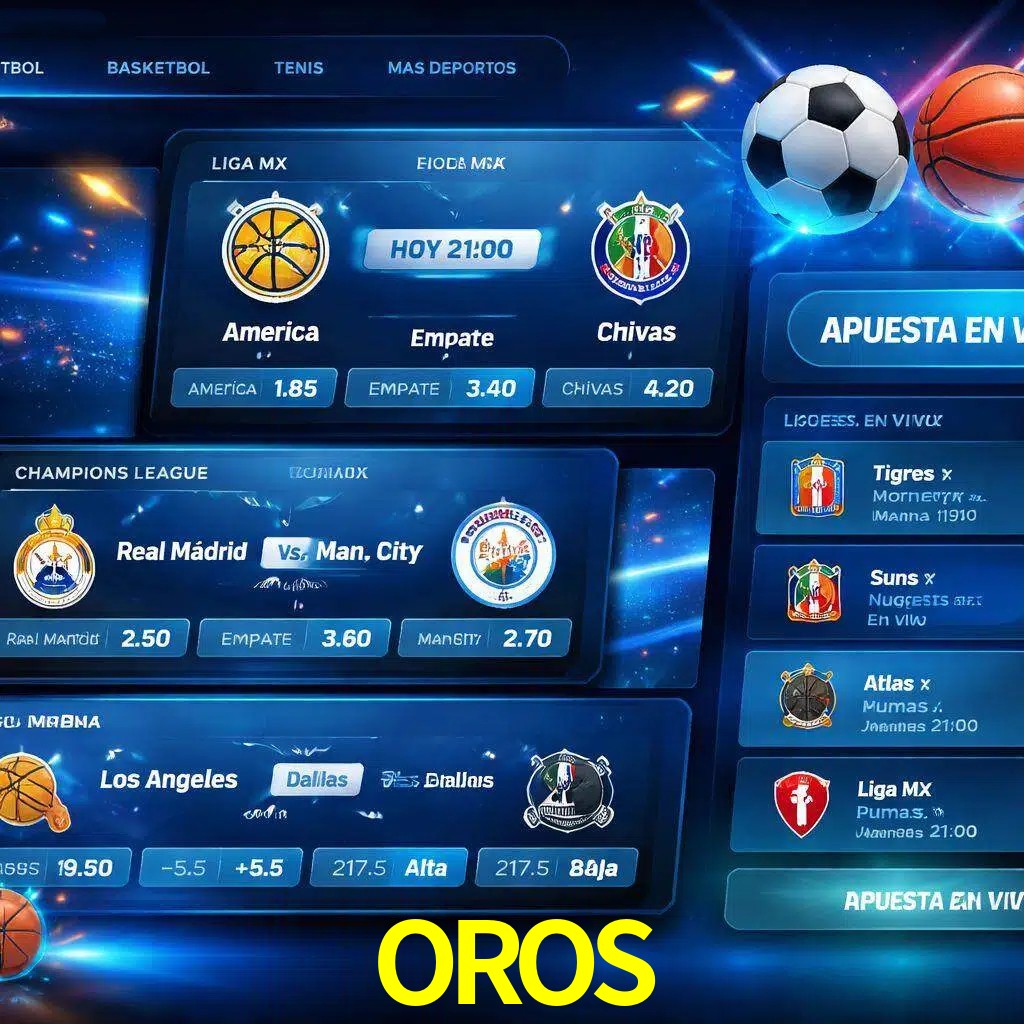 Mercados de apuestas deportivas OROS para jugadores en México