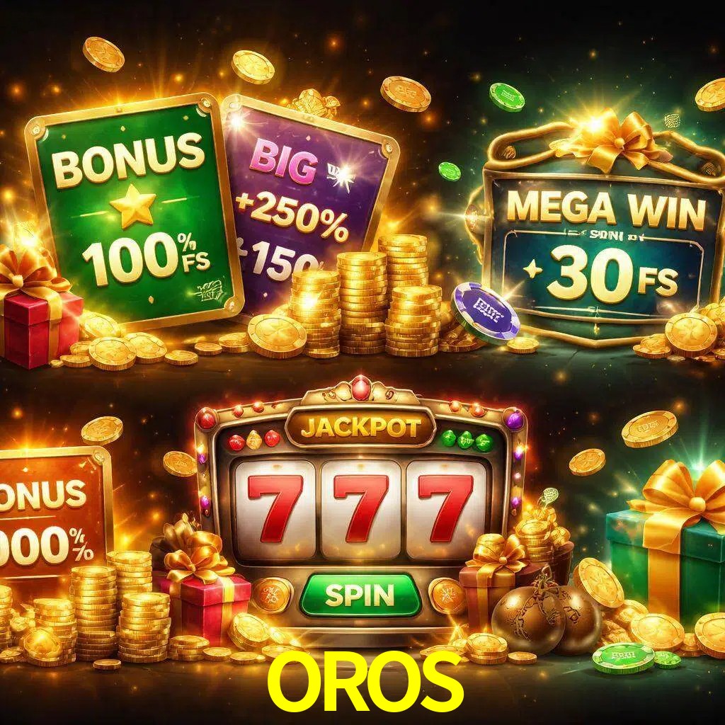 Tipos de bonos OROS incluyendo recompensas de bienvenida y promociones continuas