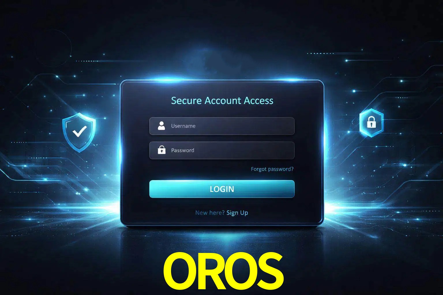 Pantalla de inicio de sesión de cuenta OROS para usuarios en México